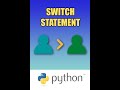 Python - Switch Statement is Finally Here (How To Use Case in Python)