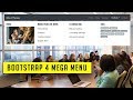 How to make a simple Bootstrap 4 mega Menu | Responsive Bootstrap 4 mega menu