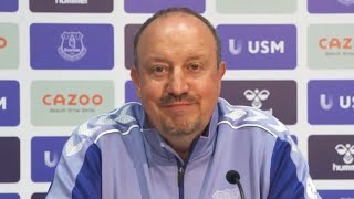 Rafa Benitez Holds First Press Conference As Everton Manager