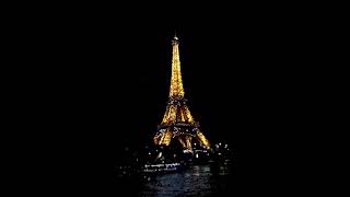 EIFFEL TOWER AT NIGHT, France (Eiffel Tower sparkling & twinkling at night in Paris)