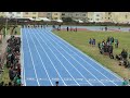 108學年馬高校運高一男100m決賽