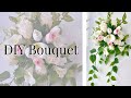 DIY Wedding Bouquet- Faux Flowers