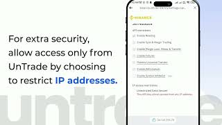 അൺട്രേഡുമായി Binance API എങ്ങനെ ലിങ്ക് ചെയ്യാം: ഘട്ടം ഘട്ടമായുള്ള ഗൈഡ് #untrade #cryptotrading