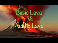 Difference Between Basic Lava and Acidic Lava| Differences Between Acid Lava and Basic Lava