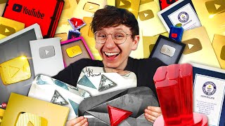 My $1,000,000 Youtube Award Collection