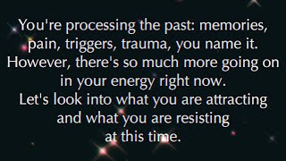 What you are actually attracting and resisting.