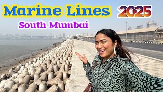 Marine Lines 2025 | South Mumbai | Coastal Road | Girgaon Chowpatty #dailyvlog #marinedrive #mumbai