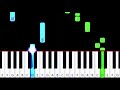 cautious hero shinchou yuusha op tit for tat easy piano arrangement synthesia