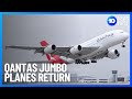 Qantas A380 Returns To Australia | 10 News First