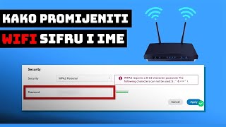 KAKO PROMENITI NAZIV I LOZINKU WIFI/INTERNET MREZE