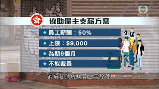 政府助僱主付員工部分薪酬 每人每月最多九千-香港新聞-20200409-TVB News