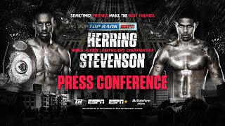 Jamel Herring vs Shakur Stevenson | FINAL PRESS CONFERENCE