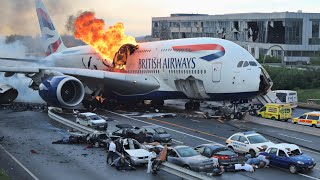 Emergency Landing crash in Airport | British Airways A380 Incident | Air Crash Investigation