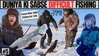 HOW PEOPLE DO FISHING IN WORLD'S COLDEST PLACE || YAKUTSK, RUSSIA.