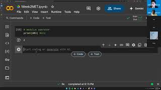 Python Programming Week 2 (+ Week 1 Review)