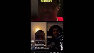 Top5 IG Live On The Run For Murder Disses His Opps With WhyG 1Hunnid FM