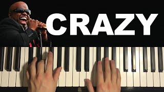 Gnarls Barkley - Crazy (Piano Tutorial Lesson)