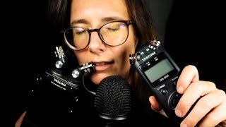 ASMR pure mouth sounds 👄 Tascam vs. Blue Yeti vs. Tascam