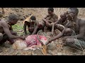 The only tribe that depends on bow and arrow for survival, the busmen life of Africa