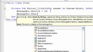 VB NET Tutorial 5 Math Functions Visual Basic 2008 2010