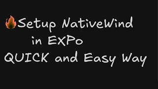 How to Set Up NativeWind in React Native Expo (Tailwind CSS) 🚀🔥