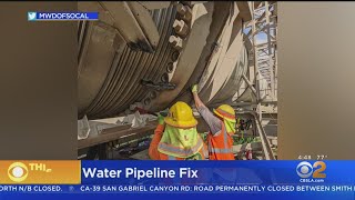 Metropolitan Water District continues repair on major pipeline