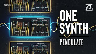 Making music with only one synth... Pendulate