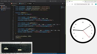 How to Build an Analog Clock with HTML CSS and JavaScript | Step-by-Step Tutorial by DR Programming