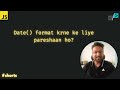 How to format dates in javascript