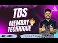 TDS Memory technique - CA CS CMA - CA Amit Mahajan