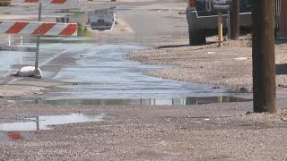 Sewer collapses in southeast Albuquerque, shuts down Broadway at Woodward