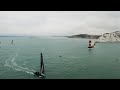 rti 2017 the first boats round the needles lighthouse