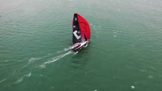 RTI 2017: The first boats round the Needles Lighthouse