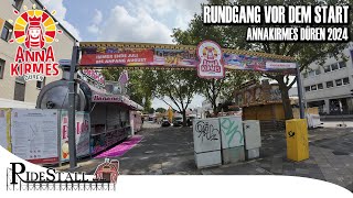 Annakirmes Düren 2024 - Rundgang vor dem Start | POV