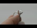 diamonds collection 8r110k303 14k white gold solitaire diamond ring round cut 0.98 ct f color i1