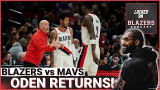 Trail Blazers Hold Off Mavs for 2nd Straight Win + Greg Oden Returns to Portland with Gratitude