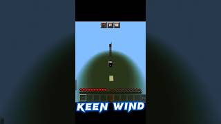 Minecraft Parkour In Secend Person view #shorts #keenwind