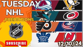 NHL Picks \u0026 Predictions Today 12/10/24 | NHL Picks Today 12/10/24 | Best NHL Bets