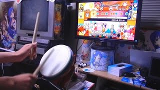 【太鼓の達人】誕生日に頂いたマイバチでエンジェルドリーム（表）をやったら...!?　byよみぃ