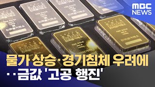 물가 상승·경기침체 우려에‥금값 '고공 행진' (2023.04.07/뉴스투데이/MBC)