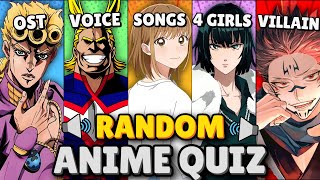 🎶ANIME RANDOM QUIZ |  New Year Edition! 🤯🔥