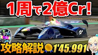 【GT7】2 million credits in 1 lap! Online time trial guide! Red Bull X2014 Junior/Catalunya GP Layout