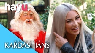 Kim Doesn't Recognise Best Friend As Santa! | Keeping Up With The Kardashians