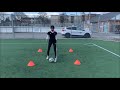 soccer player training beginner intermediate ball mastery drills improving soccer technique