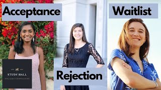 COLLEGE ACCEPTANCE, REJECTION, AND WAITLIST ADVICE WEBINAR | Study Hall College Consulting