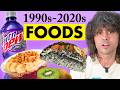 How has food changed in the last 30 years?