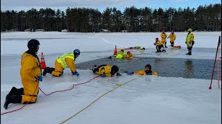 First responders come to Maine for intensive ice rescue training