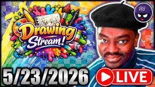 🔴 Drawing Stream ✏️🎨 | Line Art + Coloring Session | Stealthfang Live
