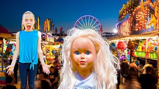 Mystery Doll Spies on Jazzy in Real Life!  Is It the Crazy Doll from the DollMaker?