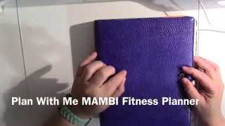 Plan With Me MAMBI Fitness Planner November 30-December 6th